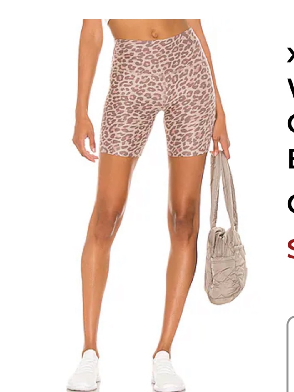 Beyond Yoga High Waisted Spacedye Biker Shorts - Leopard Print - Size XS revolve - Picture 3 of 5